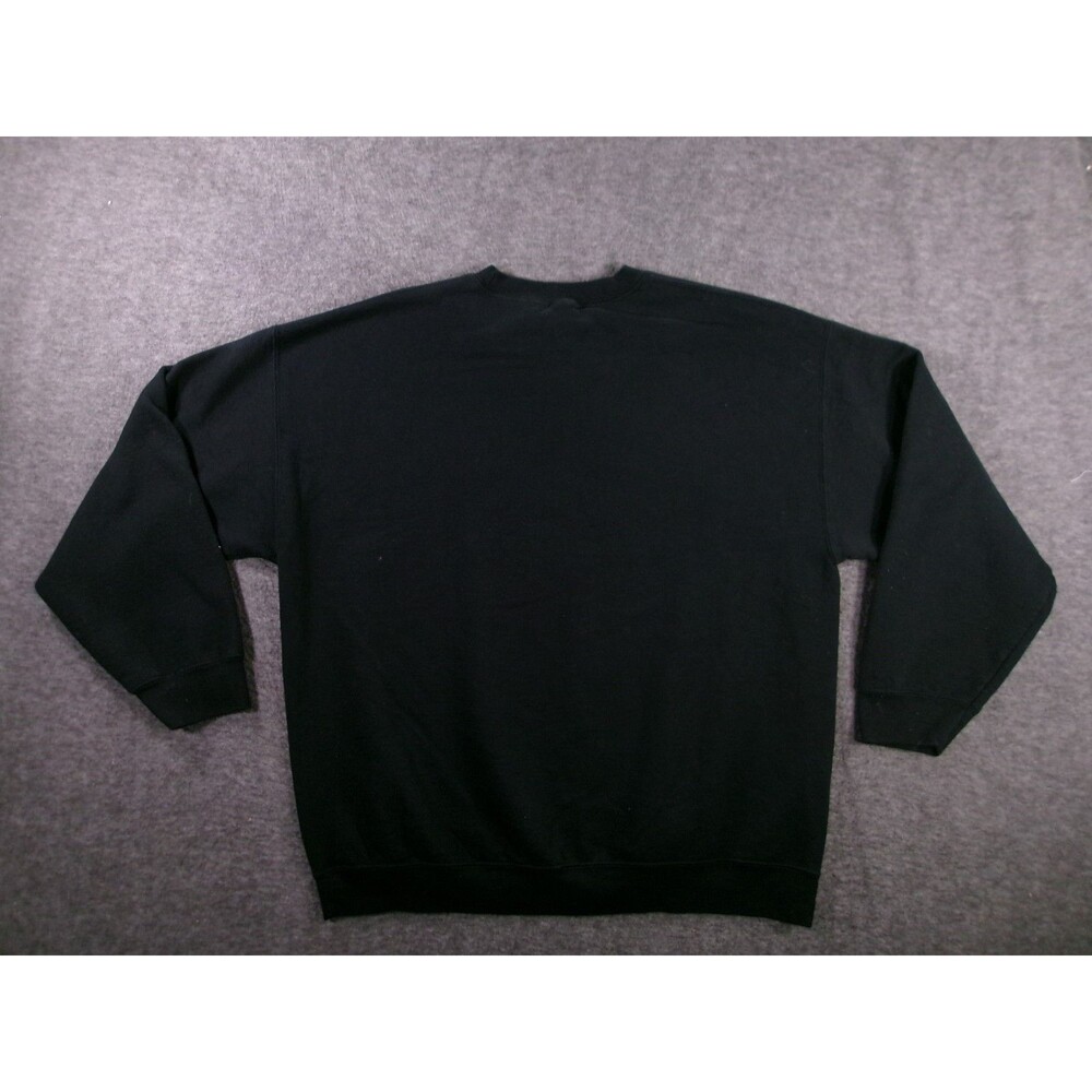 Club Pilates Sweatshirt Adults Extra Large Black Crew Neck Pullover West Bayside - Picture 8 of 9